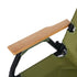 Outdoor Camping Double Folding Chair Picnic Portable Beach Chair - Brown
