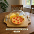 Bamboo Cheese Board with Acrylic Lid and 2 Knives