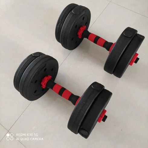 20KG ADJUSTABLE DUMBBELL SET WITH EXTENSION BAR