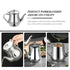 Stainless Steel Teapot With Filter Golden Kitchen Oil Filter Pot Liquid Seasoning Container