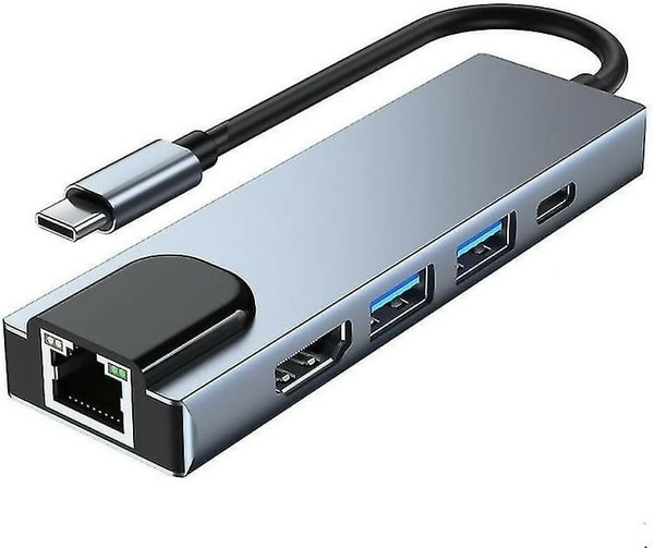 Type C to HDMI 5 in 1 Adapter