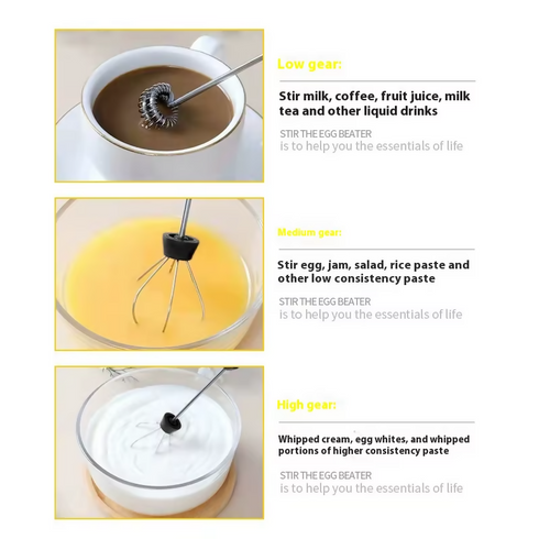 USB milk frother