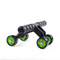 PVC Muscle Training Home Core Equipment Round Custom Gym Fitness Foldable Four Abdominal Ab Roller Wheel
