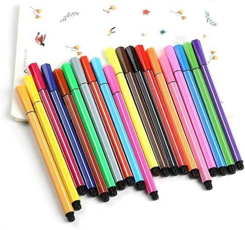 12 Kids Multi colour Carrot Water Pen