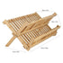 Foldable Bamboo Dish Drying Rack