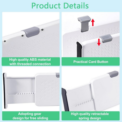 Drawer Divider Organizer Utensils Divider Space Separation Tool