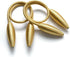 2 Pack Curtain Tiebacks -Gold
