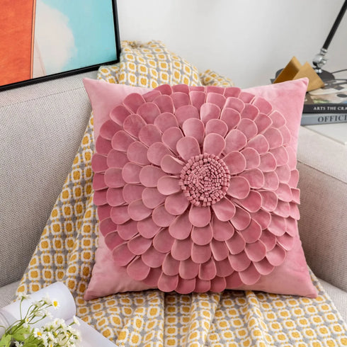 High Beauty Sunflower Pillow Case Small Daisy Flower Cushion Cover