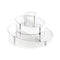 Transparent Rotating Cosmetic Storage Rack Organizer