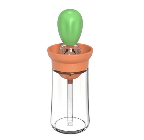 2 Piece Oil Dispenser Bottle with Silicone Brush