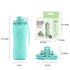 600ml Silicone Foldable Water Bottle