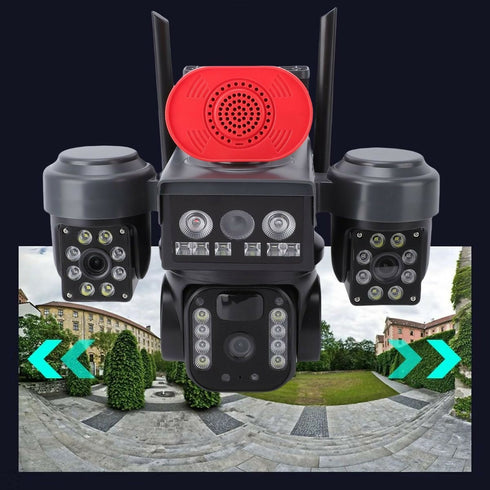Solar Security Camera Powered Smart Alarm PTZ Wireless QL23