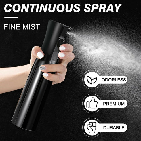 2 Pack Spray Bottle -Black