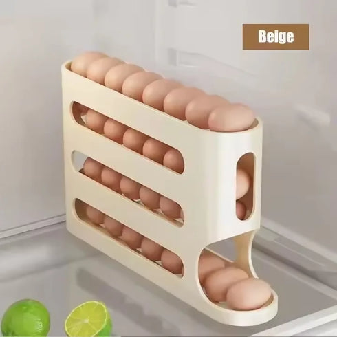 4 Tiers Fridge Egg Rack for Refrigerator