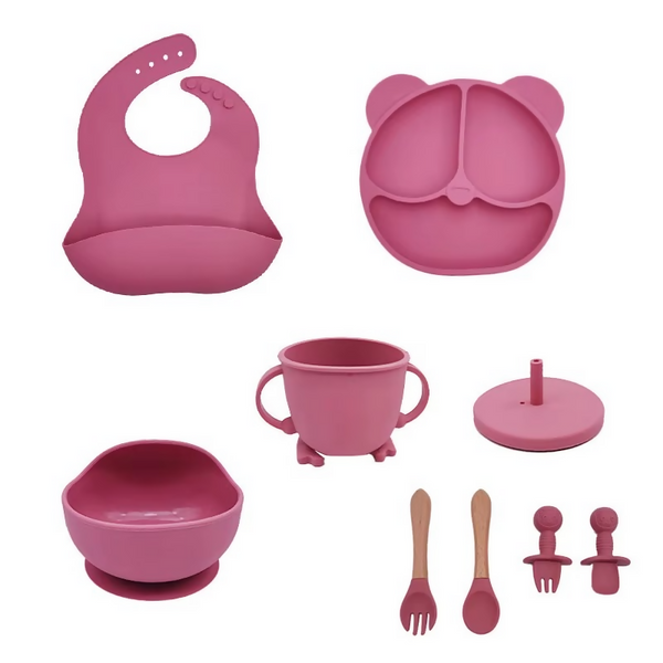 Silicone baby cutlery set