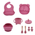 Silicone baby cutlery set