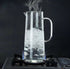 Glass Pitcher with Stainless Steel Cap - Cold/Hot Water