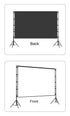 Fudoo 100 inch projector screen