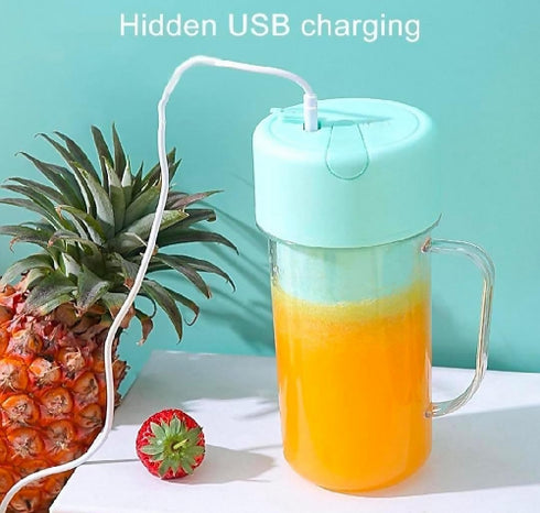 Small Electric Portable Fruit Juicer.