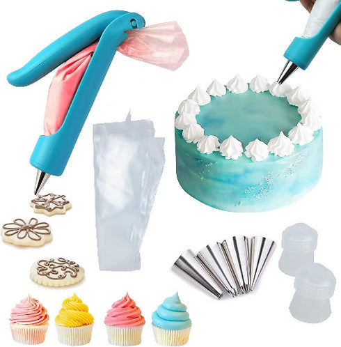Cream Gun Nozzle Cake Decoration Baking Tool Piping Gun.