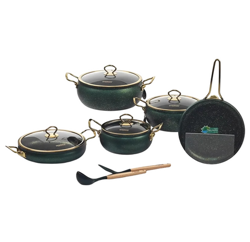Luxury Stainless Steel 11 PCS Cookware Set