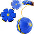 Flat Ball Frisbee UFO Flying Disc & Throwing Ball - Blue