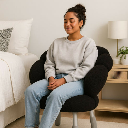 Swivel Stool - Armless, With Backrest, Durable