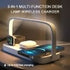 15W LED Desk Lamp with USB Charging Port, Night Table Lamp with 3 Touch Light Modes