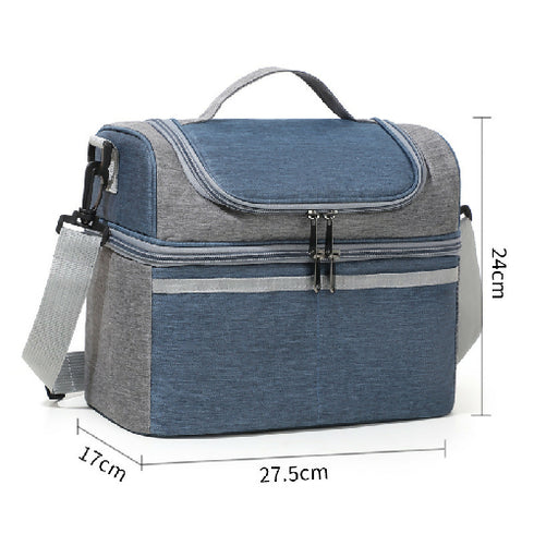 Large Capacity Lunch bag with Adjustable Strap