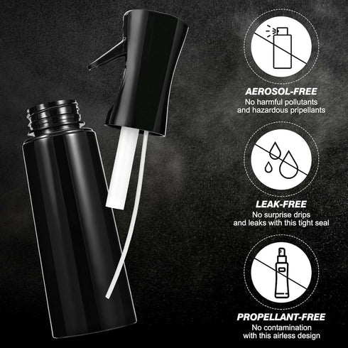 2 Pack Spray Bottle -Black