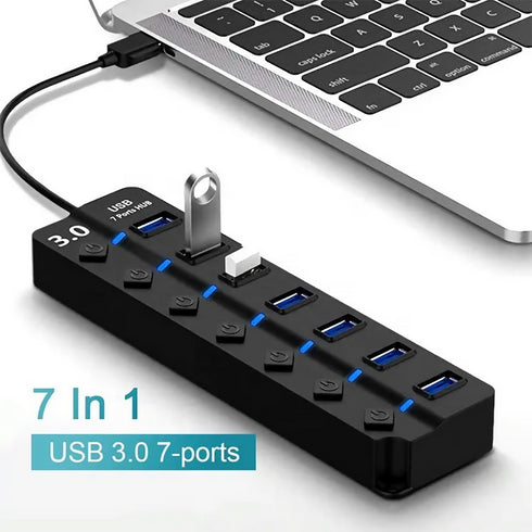 Multi Laptop PC HUB USB 3.0 Hub for PC Computer