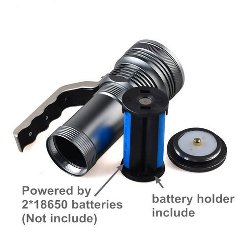 USB Rechargeable Aluminum Alloy Tactical Flashlight