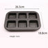 BWH-682 6-Hole Square Wave Baking Pan