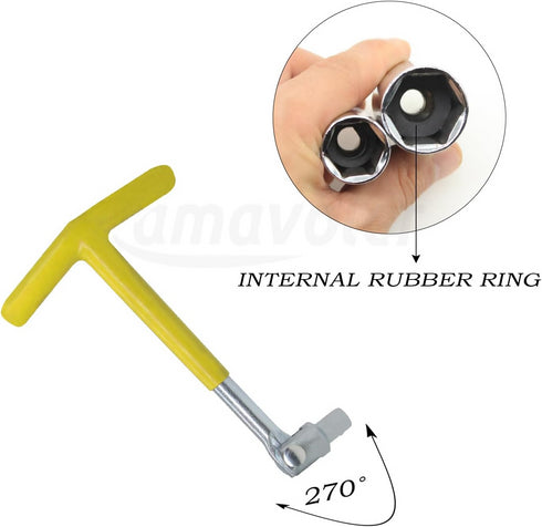 Spark Plug Socket Wrench Remover Installer Tool Kit.