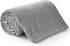 Portable Lightweight Plain Fleece Throw Blanket