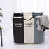 3 Compartment Laundry Hamper Collapsible Aluminium Basket