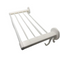 Multi-Functional Wall Mounted Towel Hanger Holder Rack-white