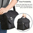 Portable Lunch Bag Double Insulated Cooler Bag Tote Bag Outdoor Activities - Black