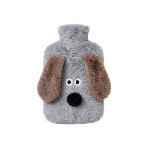 Hot Water Bag with Plush Cover 1L Leakproof Heat Pack for Pain Relief