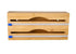 2-in-1 Bamboo Food Wrap Dispenser/Organizer with Cutters