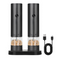 Electric Salt and Pepper Shaker Rechargeable Pepper Grinder Mill Set.