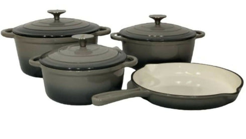 Portable Non-stick Cast Iron Pots 7 Piece