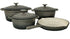 Portable Non-stick Cast Iron Pots 7 Piece