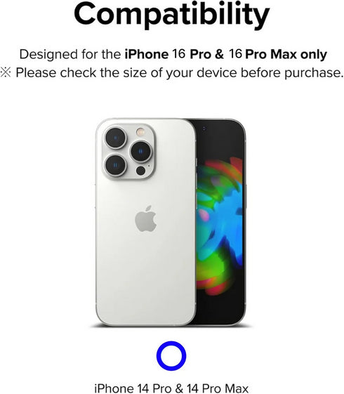 iPhone 16 Pro Max Camera Lens Protector.