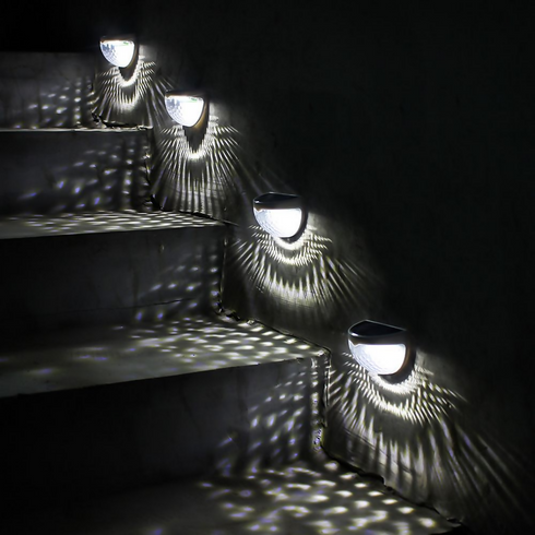 2 pack of LED solar fence light