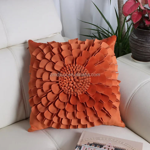High Beauty Sunflower Pillow Case Small Daisy Flower Cushion Cover