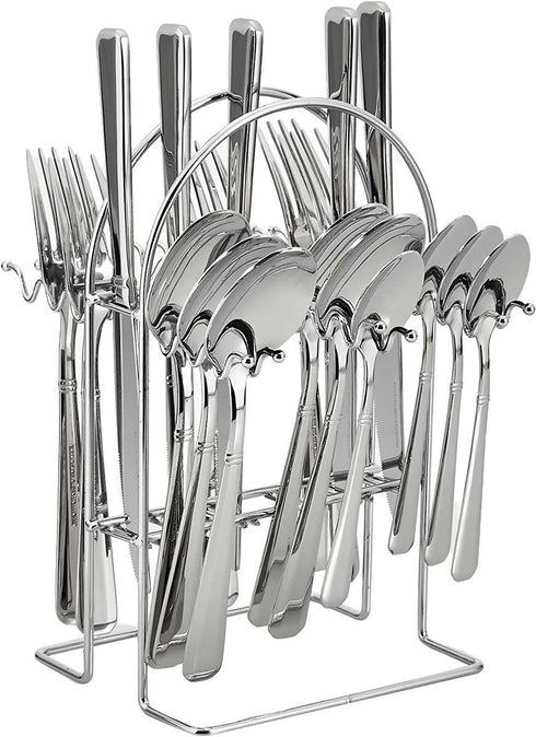 24 Piece Stainless Steel Cutlery Set