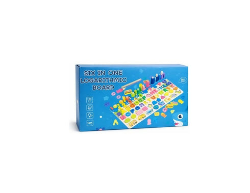 6 in 1 Toy Logarithmic Board Numbers & Maths Educational Toys (Multicolour)
