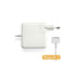 45W Magsafe 2 T Shape Replacement Charger Compatible with Macbook Air - White