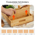 Adjustable Dividers Bamboo Drawer Organizer Tray for Kitchen/Room
